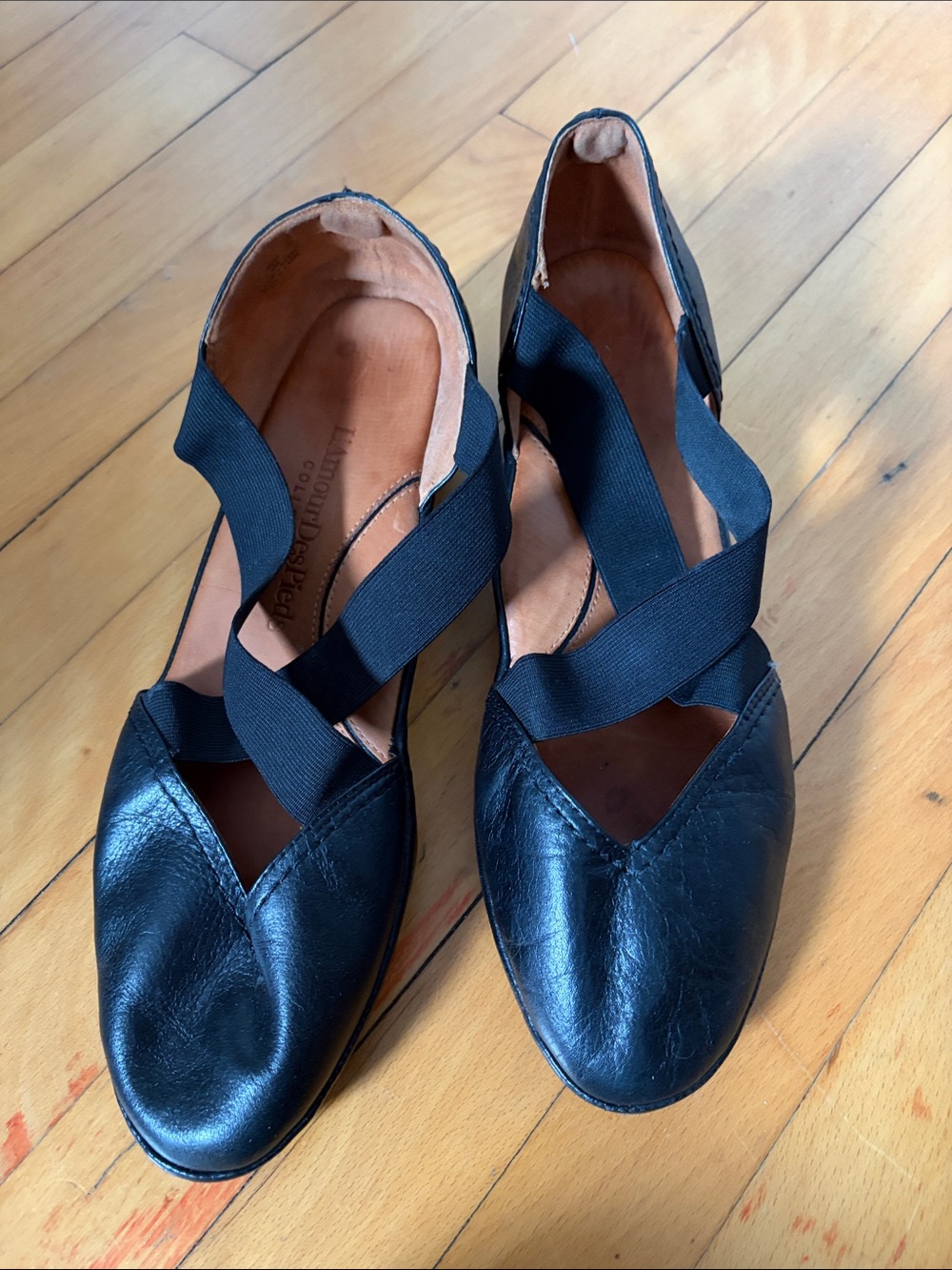 L’Amour Des Pieds Bane flats, Size 9